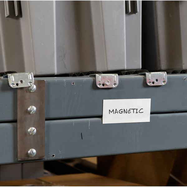 Blanco beschrijfbare magnetische labels
