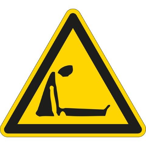 Pictogram voor Machineveiligheid - Verstikkingsgevaar