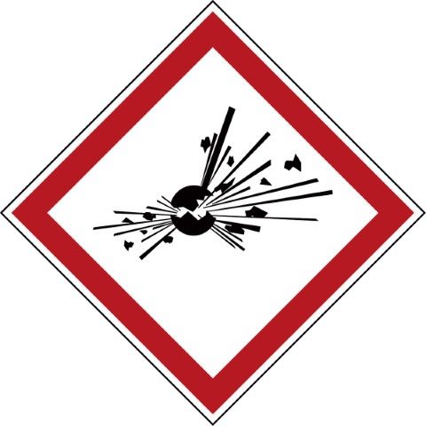 GHS Symbool - GHS01 - Explosiegevaar