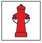 Mini-pictogrammen - solovellen - bovengronds hydrant