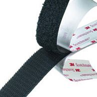 ZELFKLEVENDE KLITTENBAND 3M SJ352D SCOTCHMATE 25MMX5M ZWART