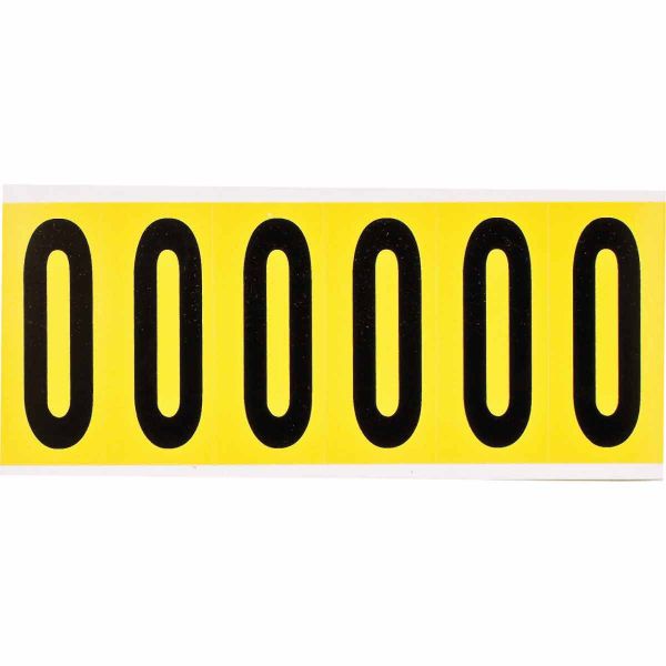 Identieke cijfer- of letterkaarten voor binnengebruik