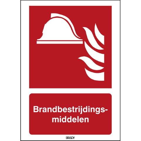 ISO 7010 Pictogrammen - Brandbestrijdingsmiddelen