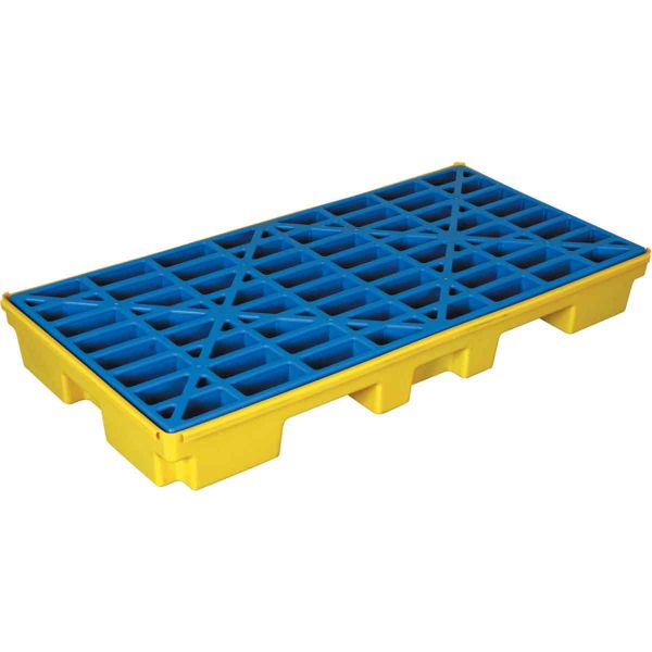 VLOERELEMENT voor 2 vaten, 132 (L) x 66 (B) x 15 (H) cm