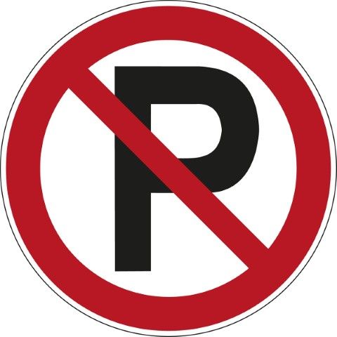 Vloerpictogram - Parkeren verboden