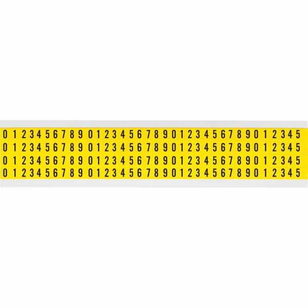 Opeenvolgende cijfer- of letterkaarten voor binnengebruik