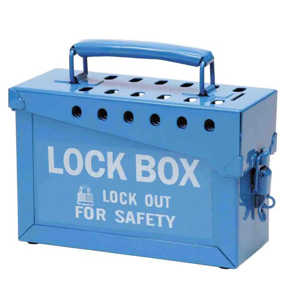 Draagbare metalen collectieve lock box
