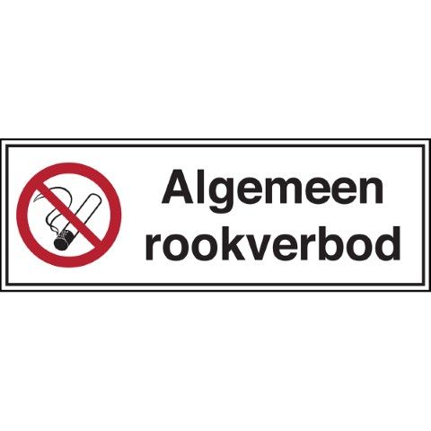 Verbodspictogram - Algemeen rookverbod - Algemeen rookverbod