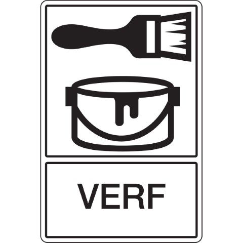 Recyclagepictogram - Verf - VERF