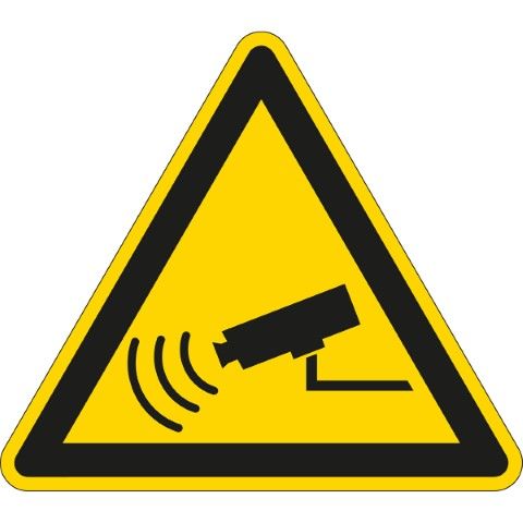 Waarschuwingspictogram - Camerabewaking