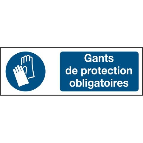 ISO 7010 Pictogrammen - Gants de protection obligatoires