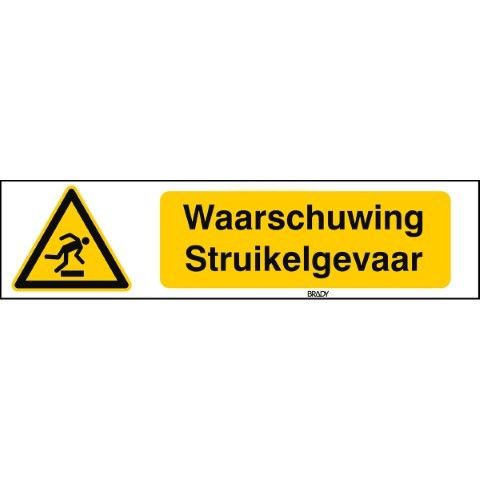 ISO 7010 Pictogrammen - Waarschuwing: Struikelgevaar