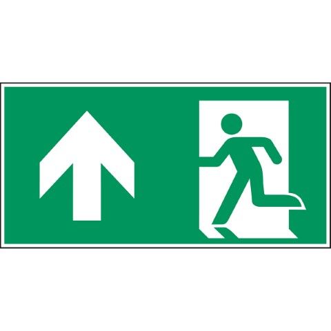 Nooduitgang (links) – ISO 7010