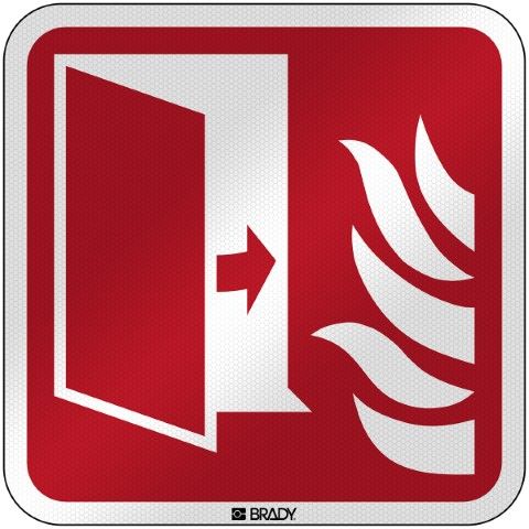 ISO-veiligheidspictogram – Brandwerende deur