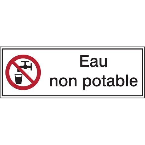 Verbodspictogram - Eau non potable
