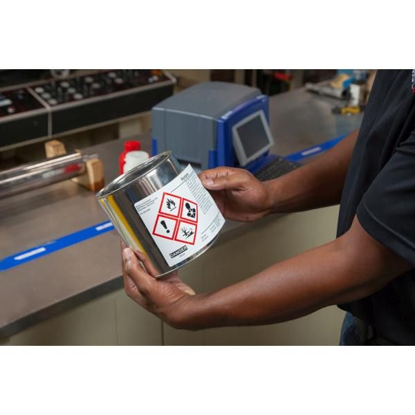 Voorbedrukte GHS/CLP-labels voor BBP3X/S3XXX/i3300-printers