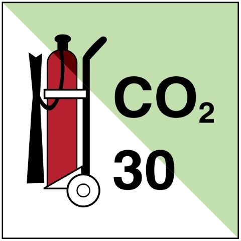 Mobiele brandblusser CO2/30 – IMO