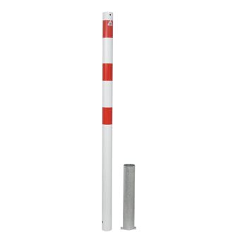 AFSLUITPAAL UITNEEMB DIA 60MM WIT/ROOD, 900MM BOVENGRONDS